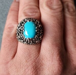 Carolyn Pollack Turquoise Ring - NEW
